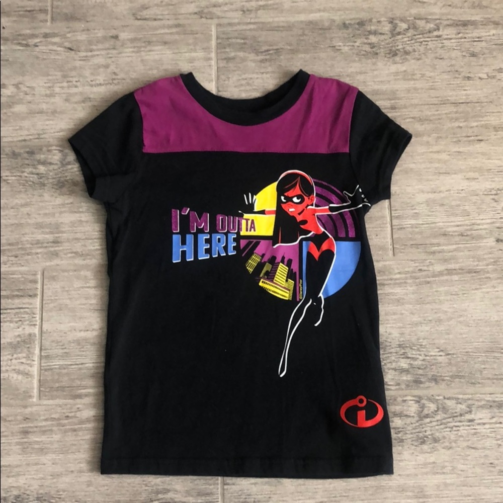 Girls Disney Incredible short sleeve shirt